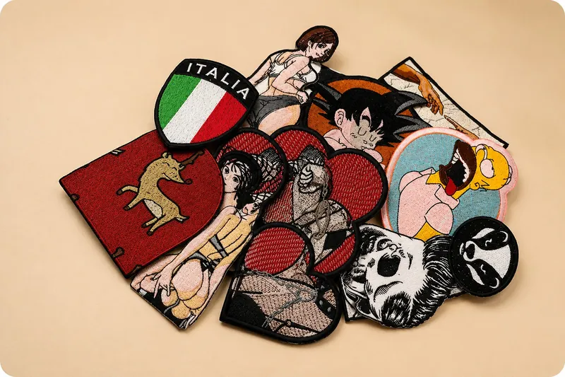 Patch ricamate assortite